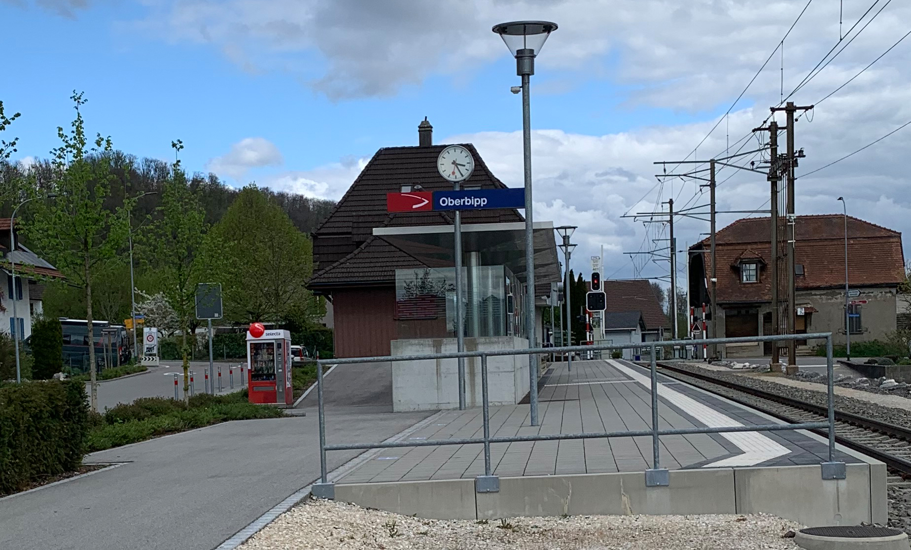 Station 1a: Beim Bahnhof Oberbipp. © Anna Barbara Widmer